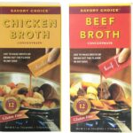 Savory Choice Chicken and Beef Broth Concentrate - 2 packets value pack by AdwisePro